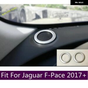 ジャガー フロントヘッド ステレオ スピーカー オーディオ サウンド 装飾 リングカバー トリム F ペース 2017 - 2022 アクセサリー