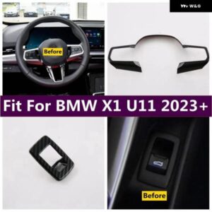BMW リア トランク スイッチ 制御 ボタン ステアリングホイール 装飾 フレーム カバー トリム X1 U11 2023 2024 カーアクセサリー