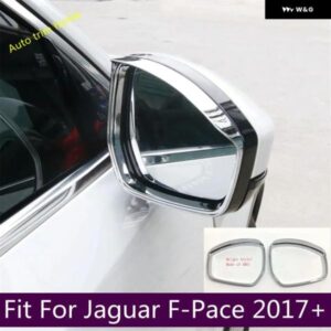 ジャガー バックミラー レインシェード 防雨ブレード 装飾 カバー トリム F ペース 2017 - 2022 外装 アクセサリー