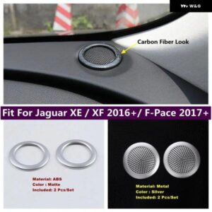 ジャガー ダッシュボード ステレオ スピーカー オーディオ 装飾 フレーム カバー トリム XE / XF 2016 - 2019 / F ペース