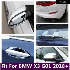 BMW バックミラー フレーム リア フォグライト ランプ ドアハンドル ボウルウィンドウ ワイパー カバー トリム X3 G01 2018 - 2023 カーアクセサリー