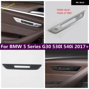 BMW シート調整メモリ スイッチ ボタン フレーム カバー トリム 5シリーズ G30 530I 540I 2017 - 2023 インテリア アクセサリー
