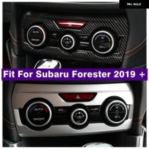 スバル 中央 制御 エアコン AC ベント ボタン スイッチ 装飾 パネル カバー トリム フォレスター 2019-2023 カーアクセサリー