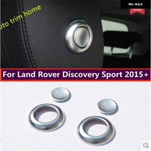 ランドローバー ABS フロントシートヘッドレスト調整 ボタン 装飾 カバー トリム ディスカバリースポーツ 2015-2023 カーアクセサリー