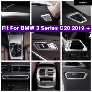 BMW エアコン AC ベント ダッシュボード ヘッドライト スイッチ ボタン ギア ボックス ドアハンドル ボウルカバー トリム 3シリーズ G20 2019 - 2024
