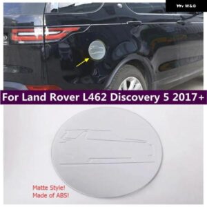 ランドローバー マット フィラー 燃料ドアガードオイルガス タンクキャップ 装飾 カバー トリム L462 ディスカバリー 5 2017 - 2022 ABS アクセサリー