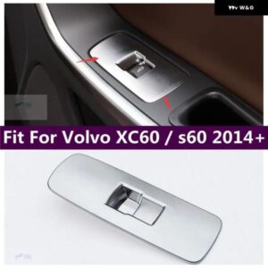 ボルボ 助手席副パイロットシートウィンドウリフト コントロール スイッチ ボタン 装飾 カバー トリム XC60 2014 - 2016 / S60 2014 - 2017