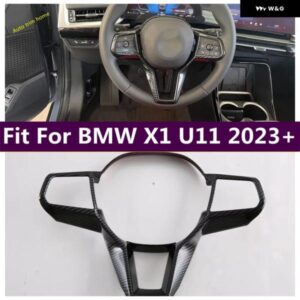 BMW ステアリングホイール ギア シフト パドルカバー ステッカー 底 装飾 フレーム トリム X1 U11 2023 2024 カーアクセサリー