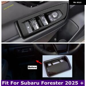 スバル 窓ガラスリフト ボタン / ヘッドライト スイッチ コントロール 装飾 パネル カバー トリム フォレスター 2025 アクセサリー