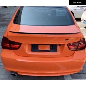 BMW 3シリーズ E90 セダン/2005-2012 スポイラー ABS プラスチック トランク リアリップテールウィング ブラックホワイト
