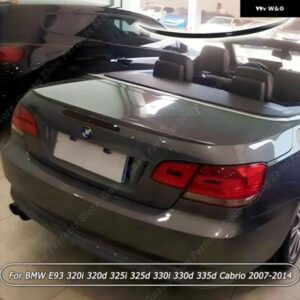 BMW リア スポイラー ウイング スプリッター エクステリア トリム グロス ブラック M3 スタイル E93 320I 320D 325I 325D 330I 330D 335D CABRIO 2007-2014