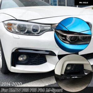 BMW F32 F33 F36 420I 428I 435I 440I M-SPORT フロントバンパー リップ スポイラー フォグランプ グリル サイドスプリッター ヘッドライト アイブロウ
