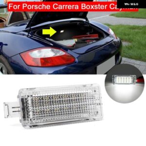 ポルシェ クリアホワイト LED インテリア トランク ラゲッジ ライト アセンブリ 911 カレラ 981 ボクスター ケイマン 991 ターボ
