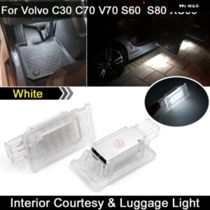 ボルボ 12V ホワイト インテリア ランプ LED ドアカーテシライト足元ライト キャリア トランク ライト C30 C70 V70 S60 S60L S80 XC90