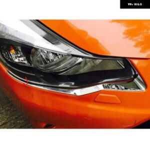 スバル XV CROSSTREK 2012 2013 2014 フロント ヘッドライト ランプ アイブロウストリップカバー トリム スタイリング