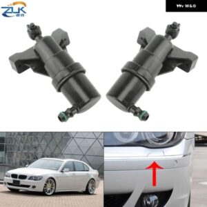 BMW ヘッドライト ヘッドランプ ウォッシャーノズル 7シリーズ 730I 735I 750I 750LI 760LI E65 E66 E67 2000-2008 61677137401 61677137402