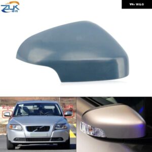 ボルボ 外装 バックミラー カバー S40 C30 C70 V50 2007 2008 2009 アウター リアビューサイドミラー シェル ハウジング キャップ