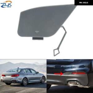 BMW リアバンパー 牽引 フラップ 蓋カバー 520 525 528 530 540 G30 G38 M スポーツ 2017-2020 トリム キャップケースシェル OEM:51128068353