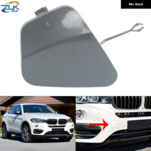 BMW フロント牽引フック ガーニッシュ キャップ フラップ ケース 51117422901 X6 F16 2015-2019 未塗装 トリム カバー シェル フォット M エディションなし