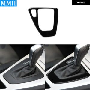 BMW 3シリーズ 2005-2012 E90 E92 ピアノブラックギア プラスチック プレート パネル カバー トリム インテリア アクセサリー装飾 ステッカー