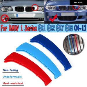 BMW 3個 グリル ネットワーク装飾 トリム グリル ステッカー E81 E82 E87 E88 1シリーズ スタイル グリル ステッカー アクセサリー
