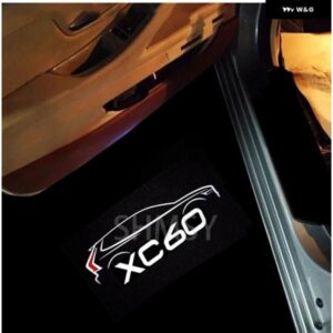 ボルボ 2個 プロジェクターアクセサリー LEDドアシャドウゴーストカーテシライト XC60 2009-16-2022