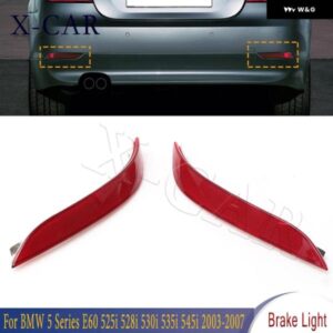 BMW リア バンパー リフレクター ライトセット 63146915039 63146915040 5シリーズ E60 525I 528I 530I 535I 545I 2003-2007