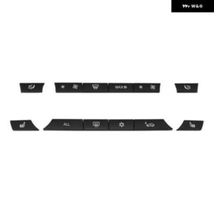 BMW 12個 ボタン キーキャップ A/C ヒータースイッチキット パネル F07 GT/F10/F11 F01/F02