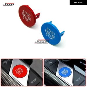 BMW 赤/青 スタートストップ エンジン ボタン 交換カバー M3 M4 G80 G82 G83 2021 2022 エンジン プッシュ スイッチキャップ装飾 トリム