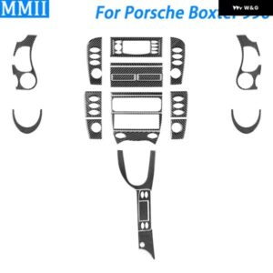 ポルシェ ボクスター 996 1998-2004 カーボンセンター コンソール ギア シフト エア アウトレット トリム スイートカー インテリア