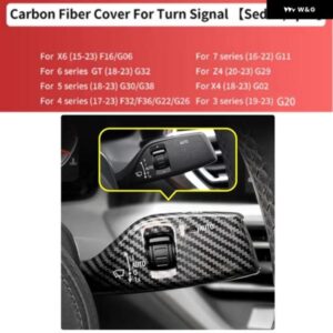 BMW ウインカー フロントガラス ワイパー レバースイッチカバー 装飾 ステッカー トリム G06 G11 G12 G20 G30 G32 G02 G29 G22 G23 G26