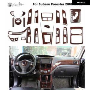 スバル フォレスター 2008-12 カーアクセサリー中央 制御ドアハンドル ウォーターカップと ギア シフト ヘッドカバー