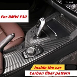BMW 3シリーズ F30 F34 アクセサリーギア アームレスト 中央 アームレスト ボックス ステッカー カーボンテクスチャ インテリア パネル 320 328