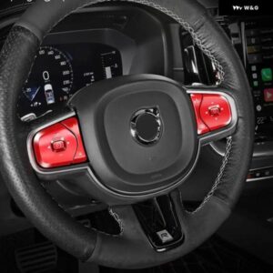 ボルボ XC60 2018 S60 XC90 2020 S90 2016 電子ハンドブレーキ P ライト ボタン スパンコール ステッカー ステアリングホイール ボタン スイッチ トリム