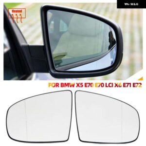 BMW X5 E70 2007-2013 X6 E71 E72 2008-2014 加熱サイドミラー ガラスドア ウイング リアビューバックミラー ガラスアクセサリー