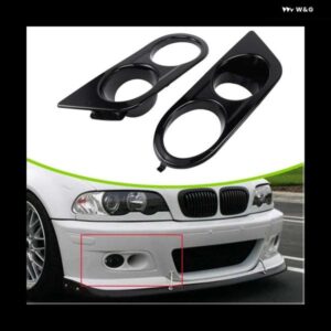 BMW フォグランプ フレーム 2穴フロント バンパー メッシュ グリル 自動車 3シリーズ E46 M3 01-06 51112695255