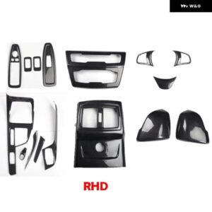 BMW RHD X1 F48 2016-21 ABS カーボンセンター コントロール ウィンドウリフト ギア シフト パネル 装飾カバー トリム