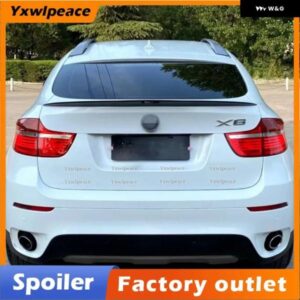 BMW X6 E71 スポイラー 2008-11 2011-14 ABS 素材未塗装色リア トランク スポイラー カーアクセサリー