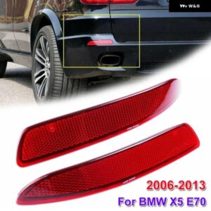BMW 2個 レッド/スモークシェル リア バンパー リフレクター X5 E70 2006-2013