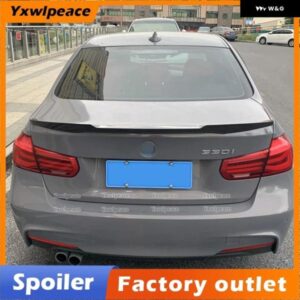 BMW 3シリーズ F30 F35 スポイラー 320I 325I 330I 2013 2014-2018 カーボン 黒 ABS リア トランク リップ スポイラー カー スタイリング
