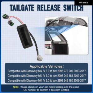 ランドローバー ディスカバリー 3 4 リア トランク 蓋ロックテールゲートドアリリースハンドルスイッチ LR015457 LR071910 LR073594 LR014482