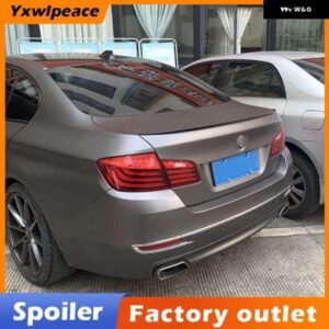 BMW 5シリーズ F10 F18 2010-2016 520I 528I 535I 530I 525I M5 ABS プラスチック 未塗装色リア トランク スポイラー カーアクセサリー