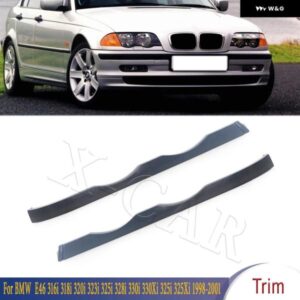 BMW フロント バンパー アンダー ヘッドライト モールドストリップカバー トリム E46 316I 318I 320I 323I 325I 328I 330I 330XI 325I 325XI 1998-2001