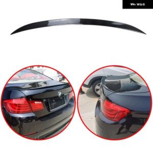 BMW ABS M5 520I 528I 535I 530I 525I F10 F18 2010-2016 リア ウイング スポイラー 黒 カーボンの外観