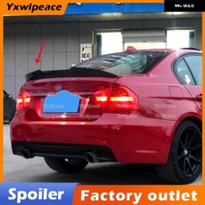 BMW E90 3シリーズ 2006-11 ABS 素材プライマーカラー PSM スタイル リア トランク リップ スポイラー ウイング
