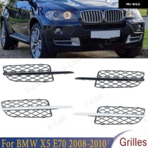 BMW X5 E70 2008 2009 2010 フロント バンパー アンダー フォグライト ランプ グリル カバー ハニカム 51117159593 51117159594