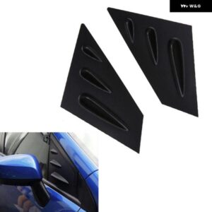 スバル 2個 サイドウィンドウルーバースクープカバー ベント WRX STI 4-DR 2015-21 カーアクセサリー