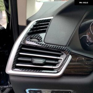 BMW X5 G05 X6 G06 X7 G07 2018-2022 カーボンフロント ダッシュボード サイド エアコン アウトレット カバー 左右 AC ベント フレーム