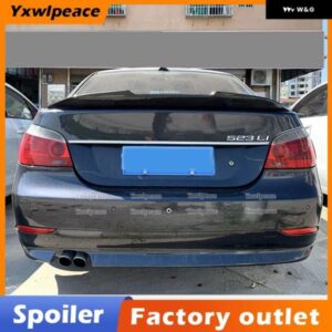 BMW PSM スタイル カーボン/ABS リア トランク スポイラー 5シリーズ E60 520 525 528 2004-09