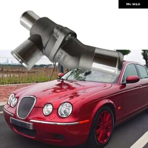 ジャガー AJ813558 AJ81766 エンジン 冷却液 サーモスタット ハウジング 対面 S タイプ/XF X250/ XJS/XJ6 3.0